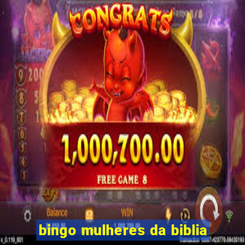 bingo mulheres da biblia